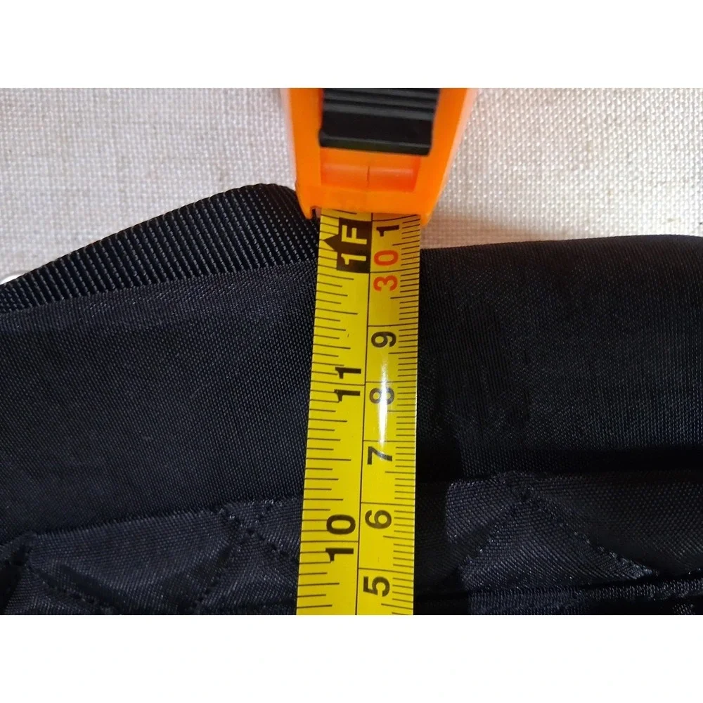 Baggallini Quilted Nylon‎ Backpack Black Travel Bag with Matching Wristlet Pouch